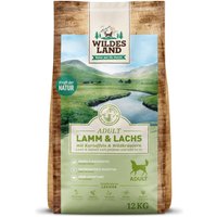 12 kg | Wildes Land | Lamm und Lachs mit Kartoffeln und Wildkräutern Classic Adult | Trockenfutter | Hund