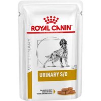 12 x 100 g | Royal Canin Veterinary Diet | URINARY S/O Feine Stückchen in Soße | Nassfutter | Hund