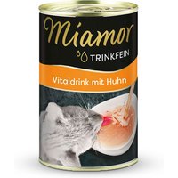 12 x 135 ml | Miamor | Vitaldrink mit Huhn Trinkfein | Nassfutter | Katze
