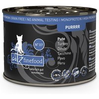 12 x 200 g | catz finefood | No.117 Pute Purrrr | Nassfutter | Katze