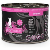 12 x 200 g | catz finefood | No.119 Rind Purrrr | Nassfutter | Katze