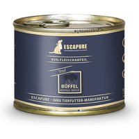 12 x 200 g | Escapure | Büffel-Topf Menü | Nassfutter | Hund