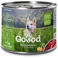 12 x 200 g | Goood | Adult Freilandlamm Mini | Nassfutter | Hund