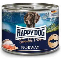 12 x 200 g | Happy Dog | Norway Sensible Pure | Nassfutter | Hund