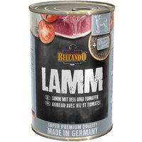 12 x 400 g | Belcando | Lamm mit Reis & Tomaten Super Premium | Nassfutter | Hund