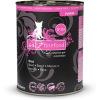 12 x 400 g | catz finefood | No.119 Rind  Purrrr | Nassfutter | Katze