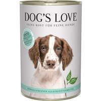 12 x 400 g | Dog’s Love | Ente mit Topinambur und Karotten Hypoallergen | Nassfutter | Hund