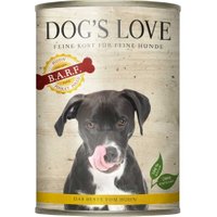 12 x 400 g | Dog’s Love | Huhn Pur BARF | Nassfutter | Hund