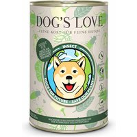 12 x 400 g | Dog’s Love | Insekt Pur  Insekt | Nassfutter | Hund
