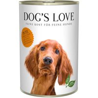 12 x 400 g | Dog’s Love | Pute mit Apfel und Zucchini Adult | Nassfutter | Hund