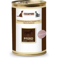 12 x 400 g | Escapure | Pferd Pur | Nassfutter | Hund