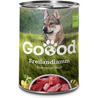 12 x 400 g | Goood | Adult Freilandlamm Medium/Maxi | Nassfutter | Hund