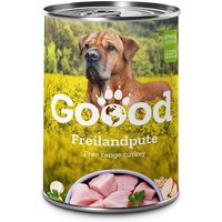 12 x 400 g | Goood | Adult Freilandpute Medium/Maxi | Nassfutter | Hund