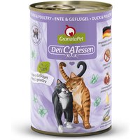 12 x 400 g | GranataPet | Ente & Geflügel DeliCatessen | Nassfutter | Katze