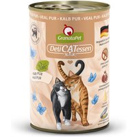 12 x 400 g | GranataPet | Kalb Pur DeliCatessen | Nassfutter | Katze