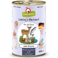 12 x 400 g | GranataPet | Wild & Lachs Liebling's Mahlzeit | Nassfutter | Hund