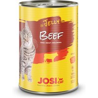 12 x 400 g | JosiCat | Beef in Jelly | Nassfutter | Katze
