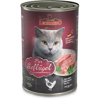 12 x 400 g | Leonardo | Geflügel pur Quality Selection | Nassfutter | Katze