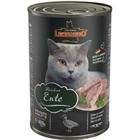 12 x 400 g | Leonardo | Reich an Ente Quality Selection | Nassfutter | Katze