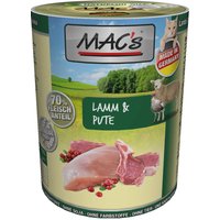 12 x 400 g | MACs | Lamm & Pute Cat | Nassfutter | Katze