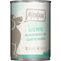 12 x 400 g | Mjamjam | Gute Pute Mahlzeit | Nassfutter | Hund