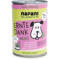 12 x 400 g | napani | Ernte Dank | Nassfutter | Hund