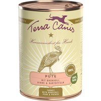 12 x 400 g | Terra Canis | Pute mit Brokkoli, Birne und Kartoffel Classic | Nassfutter | Hund