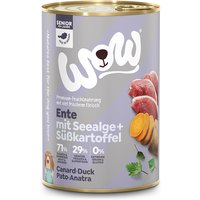 12 x 400 g | WOW | Ente Senior | Nassfutter | Hund