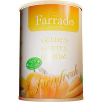 12 x 410 g | Farrado | Gelbes Gartengemüse BARF | Ergänzung | Hund