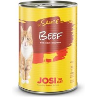 12 x 415 g | JosiCat | Beef in Sauce | Nassfutter | Katze