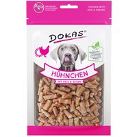 12 x 70 g | DOKAS | Hühnchen mit Reis & Sesam | Snack | Hund