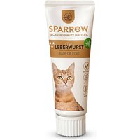 12 x 75 g | Sparrow | Leberwurst mit CBD | Snack | Katze
