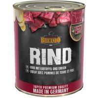 12 x 800 g | Belcando | Rind mit Kartoffeln & Erbsen Super Premium | Nassfutter | Hund