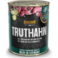 12 x 800 g | Belcando | Truthahn mit Reis und Zucchini  Super Premium | Nassfutter | Hund