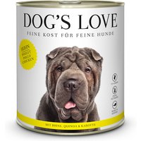 12 x 800 g | Dog’s Love | Huhn mit Birne und Quinoa Adult | Nassfutter | Hund