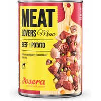 12 x 800 g | Josera | Menu Beef with Potato Meatlovers | Nassfutter | Hund