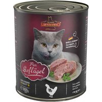 12 x 800 g | Leonardo | Geflügel pur Quality Selection | Nassfutter | Katze