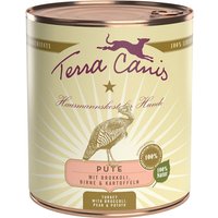 12 x 800 g | Terra Canis | Pute mit Brokkoli, Birne und Kartoffel Classic | Nassfutter | Hund