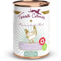 12 x 800 g | Terra Canis | Schonkost Huhn mit Karotte, Fenchel, Hüttenkäse und Kamille First Aid | Nassfutter | Hund