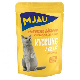 12 x 85 g / 48 x 85 g Mjau zum Sonderpreis! - 12 x 85 g Huhn in Gelee