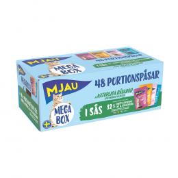 12 x 85 g / 48 x 85 g Mjau zum Sonderpreis! - 48 x 85 g Mix in Soße (4 Sorten)
