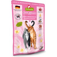 12 x 85 g | GranataPet | Lachs & Meeresfrüchte DeliCatessen | Nassfutter | Katze