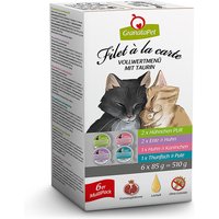 12 x 85 g | GranataPet | Multipack Filet á la carte | Nassfutter | Katze