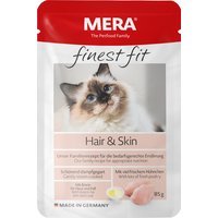 12 x 85 g | Mera | Hair & Skin Finest Fit | Nassfutter | Katze