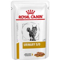 12 x 85 g | Royal Canin Veterinary Diet | Urinary S/O Häppchen in Soße | Nassfutter | Katze