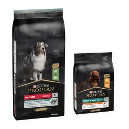 14 kg PURINA PRO PLAN Adult + 3 kg passendes Trockenfutter gratis! - 14 kg Medium Lamm & Reis Sensitive Digestion + 3 kg Small & Mini Adult Everyday Nutrition