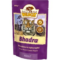 14 x 100 g | Wildcat | Bhadra mit Pferdefleisch und Süßkartoffel  | Nassfutter | Katze