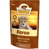 14 x 100 g | Wildcat | Karoo Kitten mit Geflügel und Kaninchen  Adult | Nassfutter | Katze