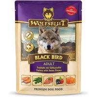 14 x 300 g | Wolfsblut | Black Bird Pouches - Truthahn mit Süßkartoffeln Adult | Nassfutter | Hund