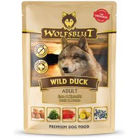 14 x 300 g | Wolfsblut | Wild Duck Pouches - Ente und Kartoffel Adult | Nassfutter | Hund